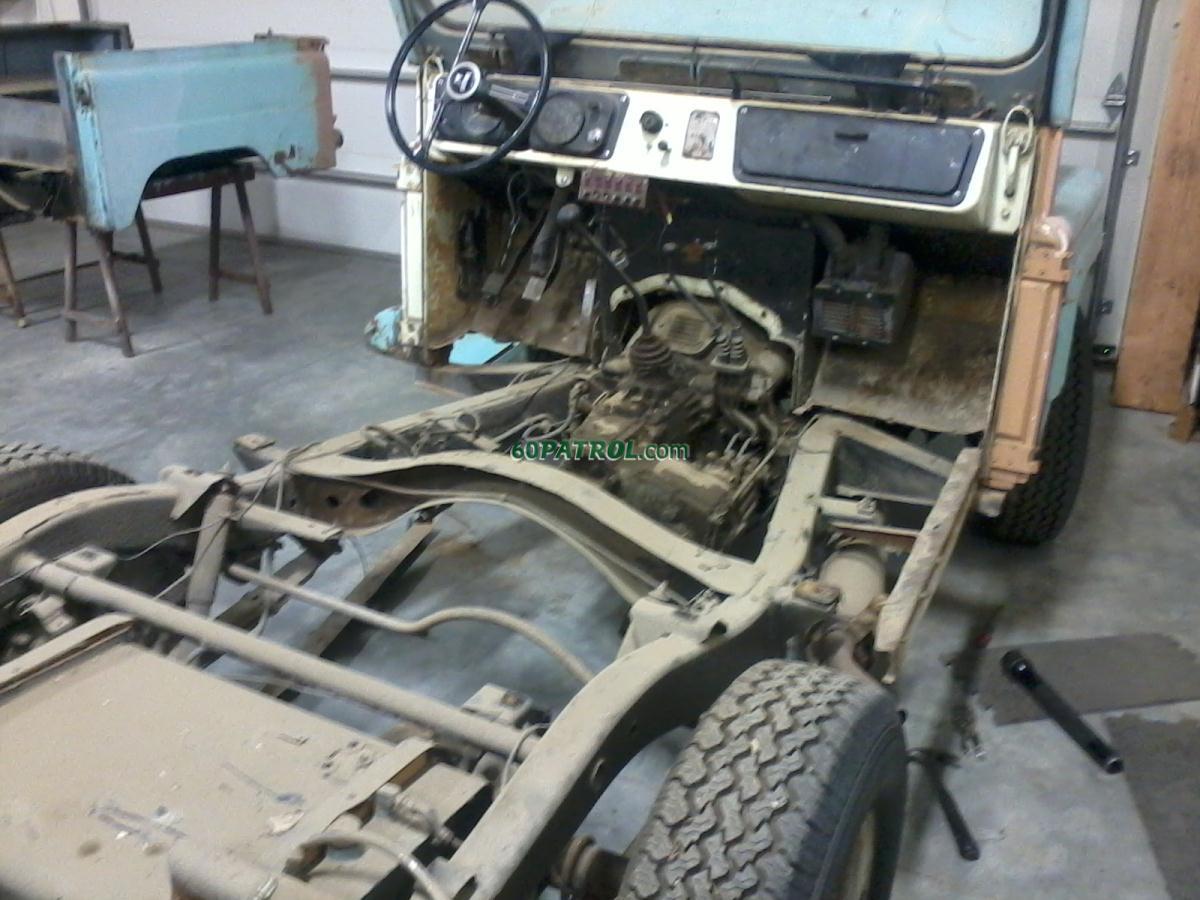 Dirty rear frame