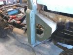 new foot box welded in