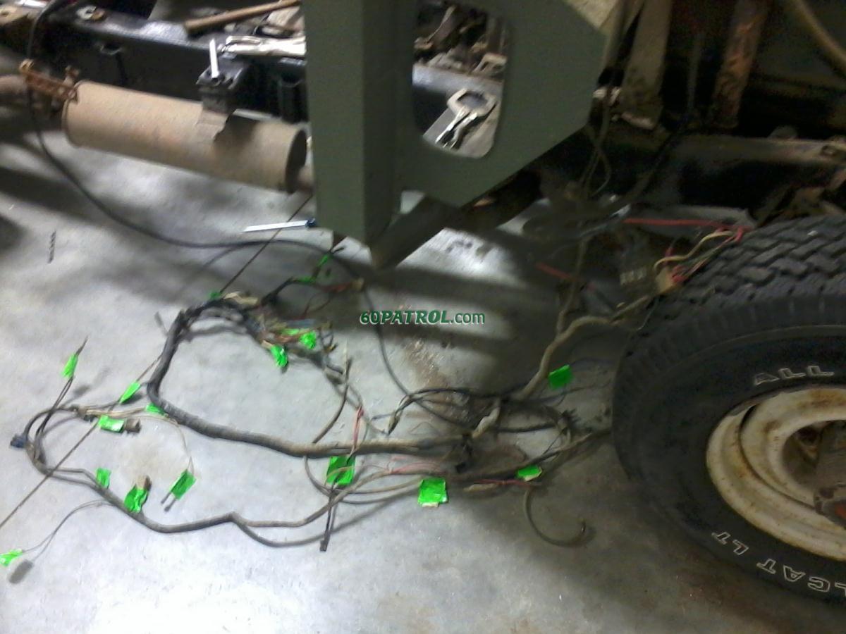 wire harness labeled