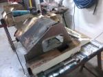 drivers side foot box repair 1