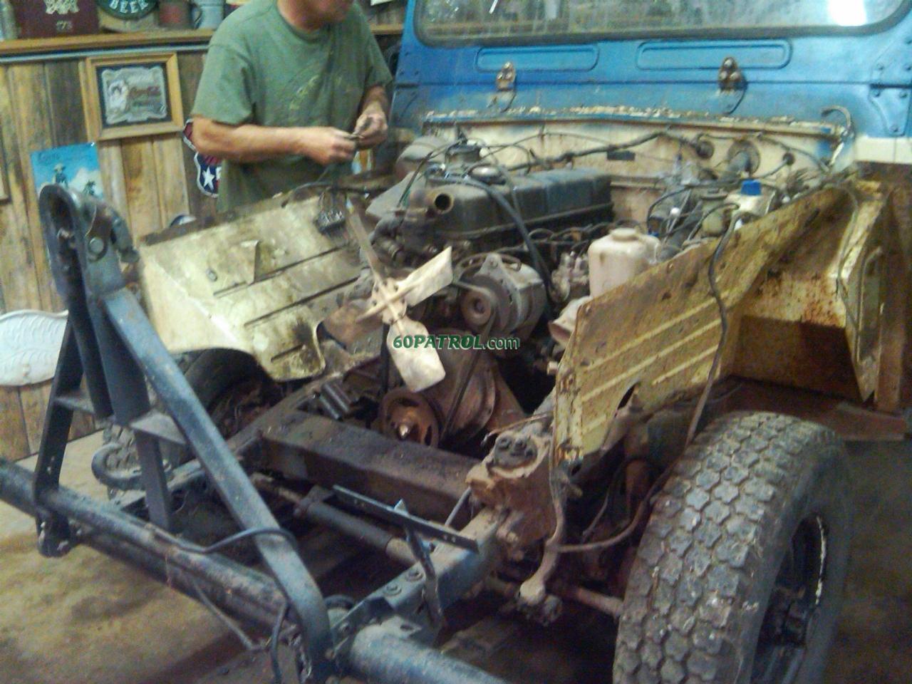 motor coming out