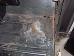Floor rust inside view