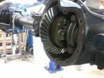 rear diff open and clean