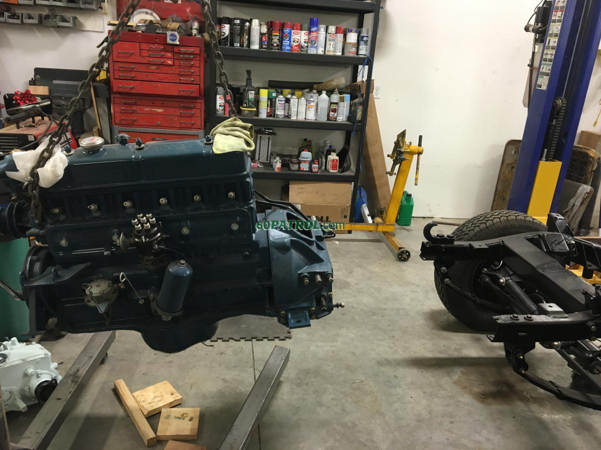 engine flying towards frame