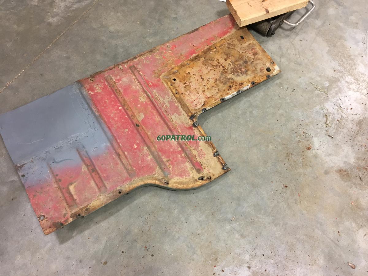 floor pan section 2 removed