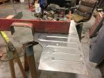 Floor pan section 3 first piece fitting