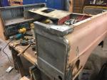 new metal and corner welded in