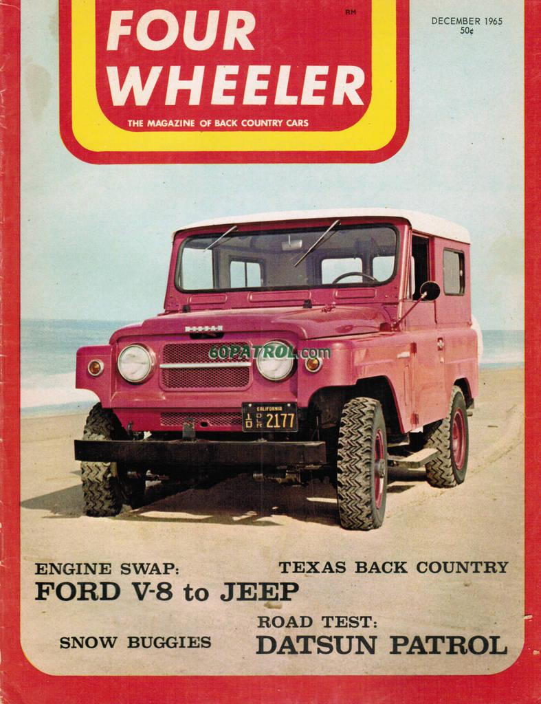 Four Wheeler 1965 December Cover